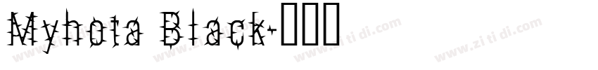 Myhota Black字体转换